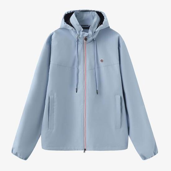 Waterdichte Stormy-parka in hemelsblauw