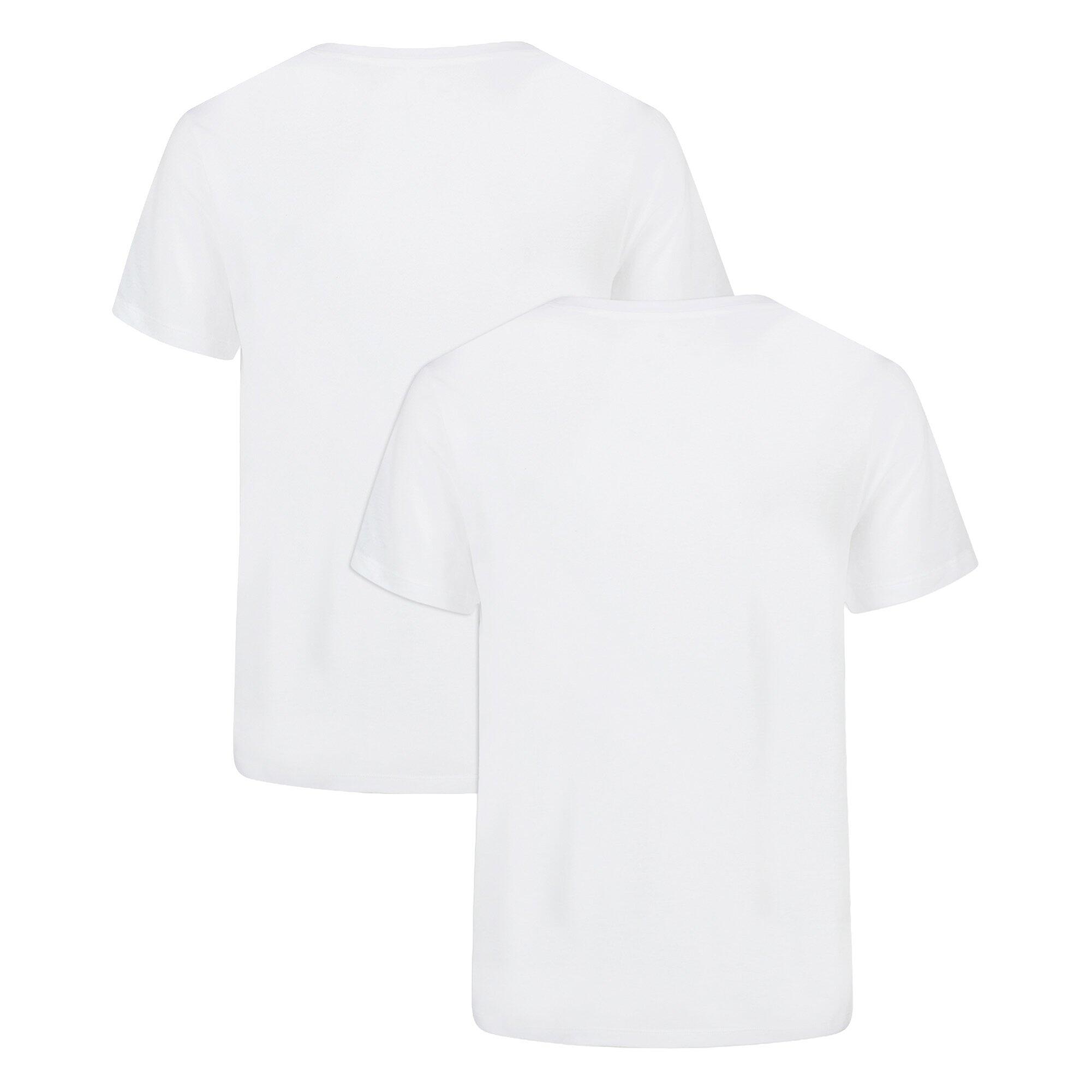 T-shirt Hommes Paquet de 2 Confortable à porter-PERF COTTON CREW NECK 2PK 2/5
