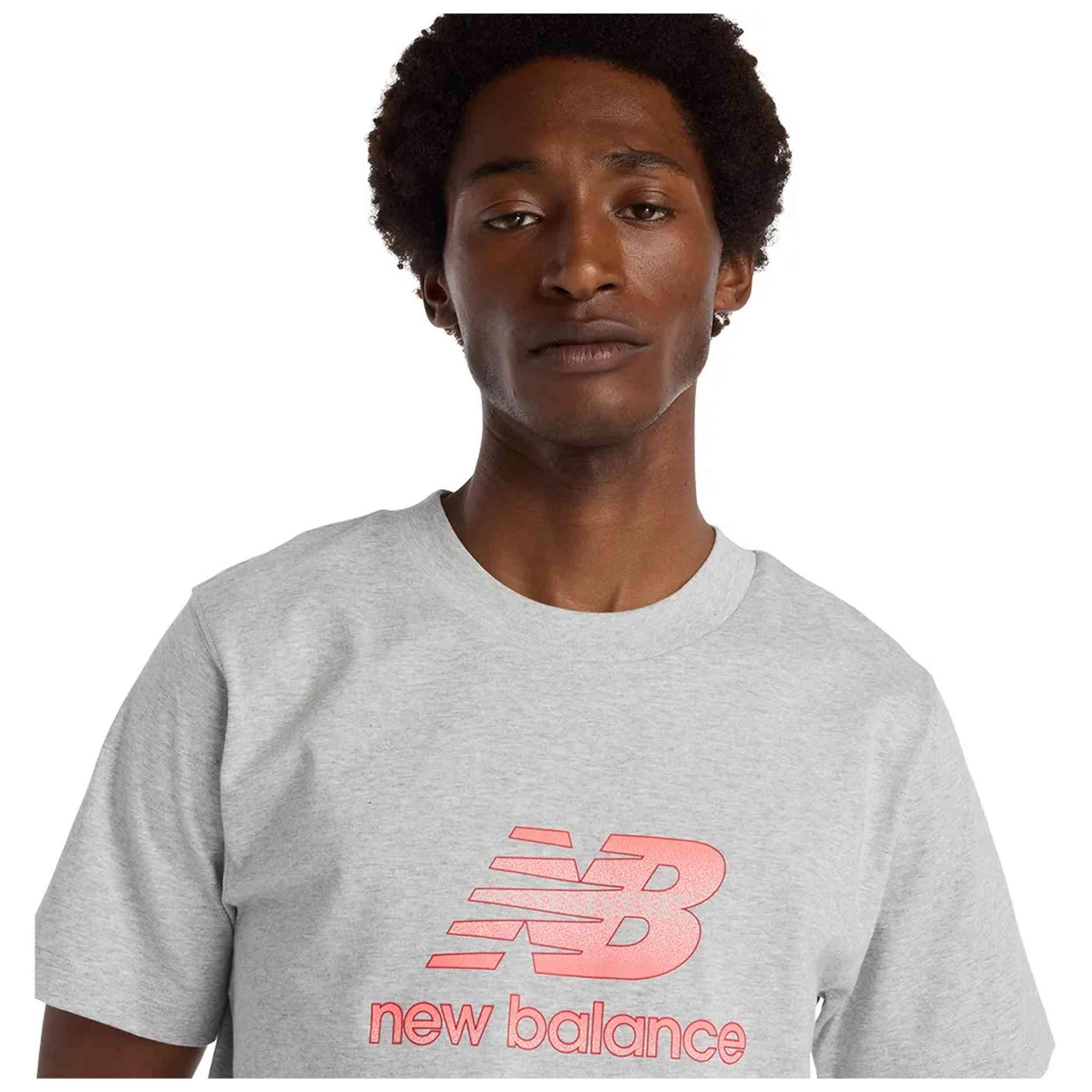 T-shirt met korte mouwen New balance model MT53502 voor mannen 4/4
