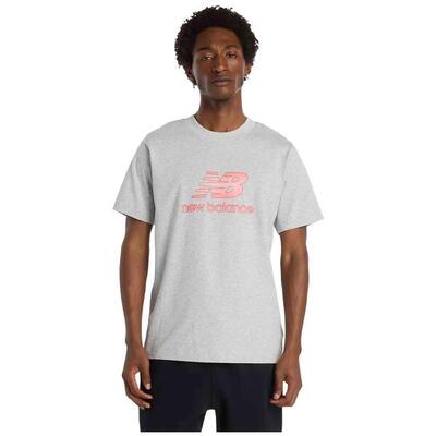 T-shirt met korte mouwen new balance model mt53502 voor mannen