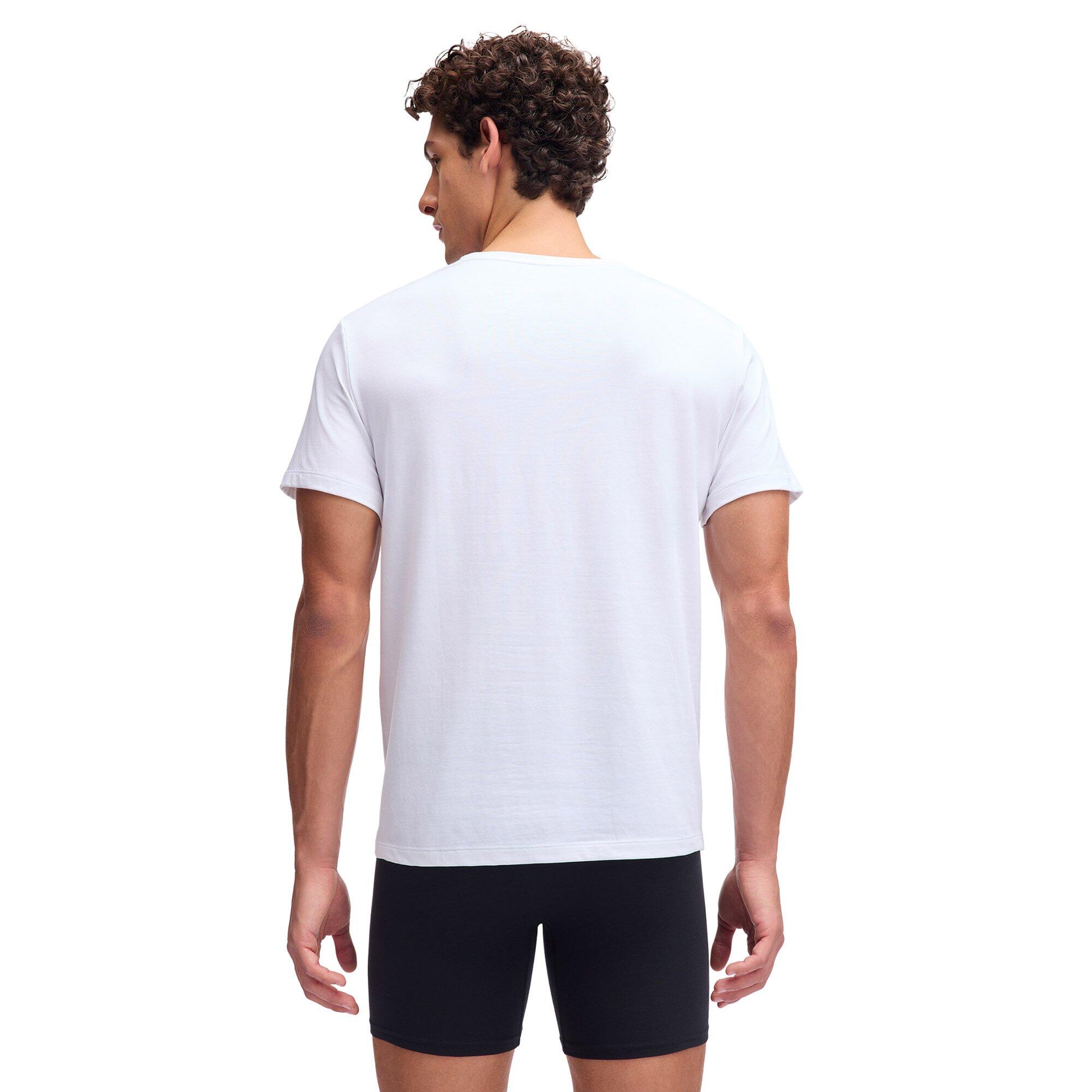 T-shirt Hommes Paquet de 2 Confortable à porter-PERF COTTON CREW NECK 2PK 4/5