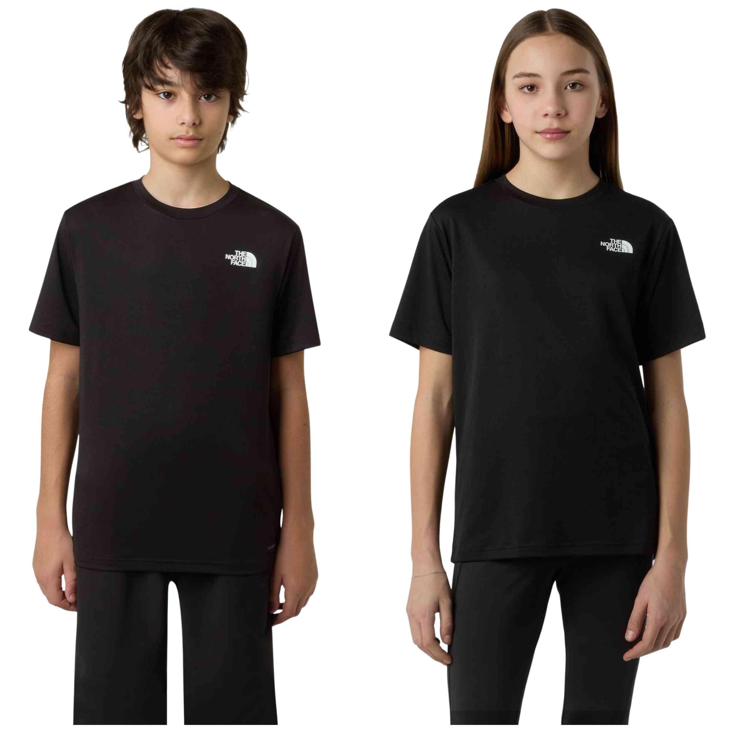 Maglia a maniche corte The north face modello NF0A8DF2JK31 per unisex ragazzi 3/5
