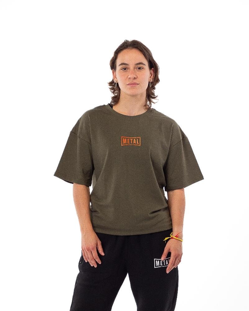T-Shirt Metal Boxe Olive XS 2/6