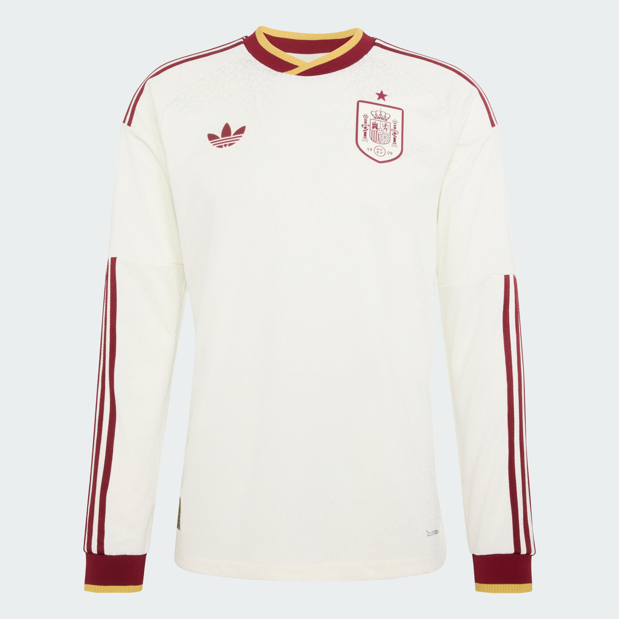 Spanien 26 Authentic Auswärtstrikot, langärmlig 3/7