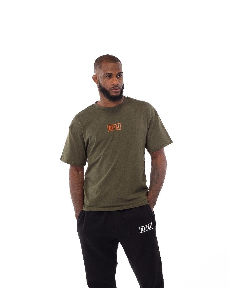 T-Shirt Metal Boxe Olive XS 5/6