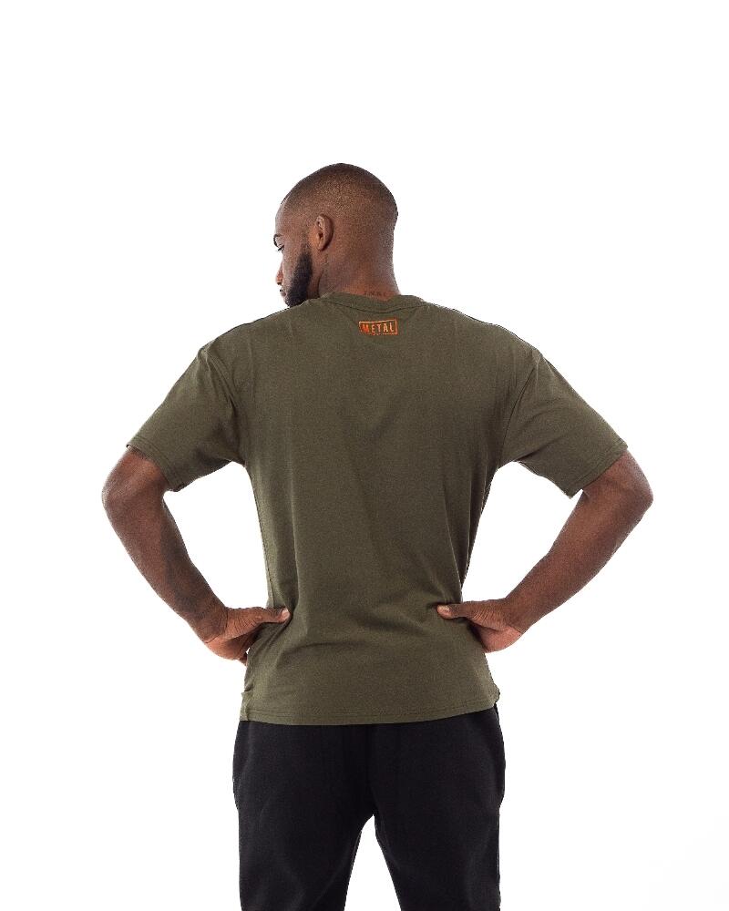 T-Shirt Metal Boxe Olive XS 6/6