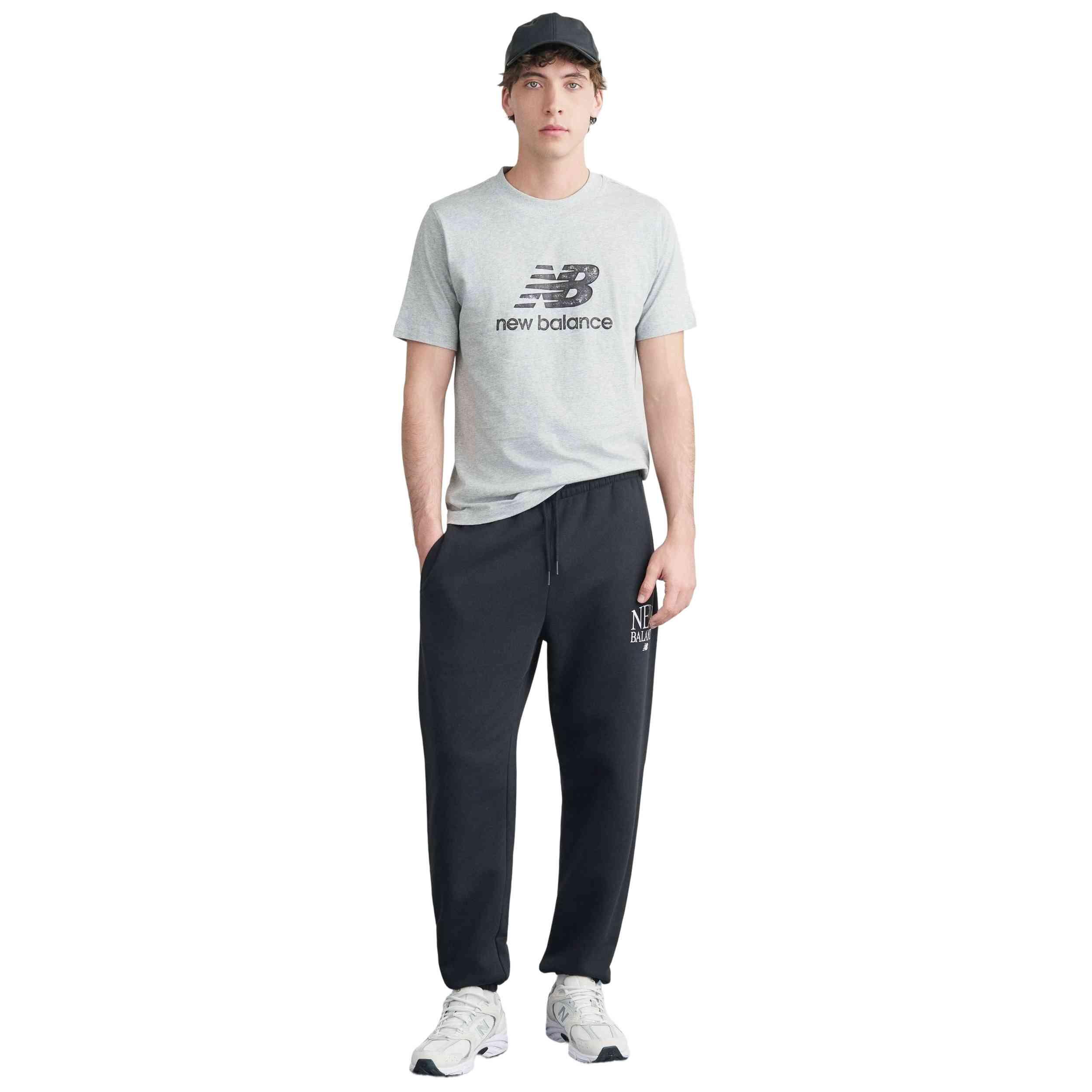 Calças de fato de treino New balance modelo MB61E74A_BK para homem 2/4
