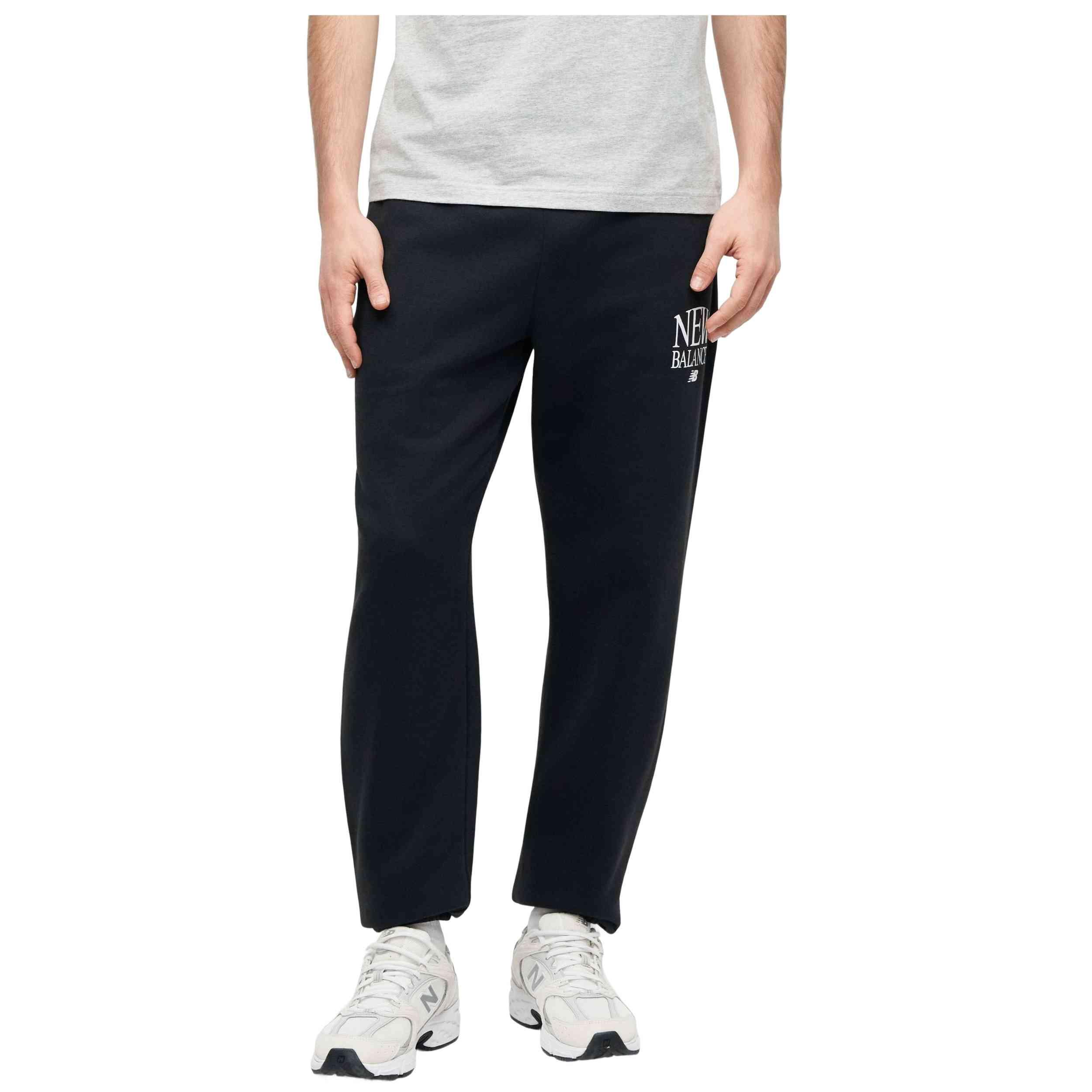 Calças de fato de treino New balance modelo MB61E74A_BK para homem 4/4