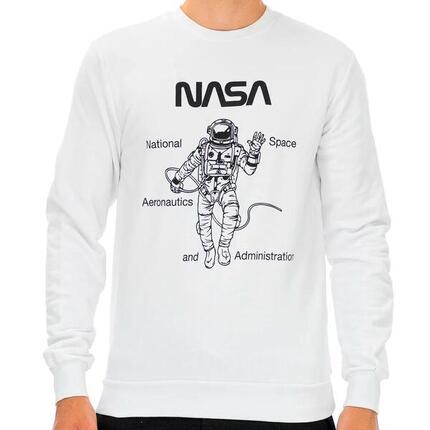 Sweat Blanc Homme Nasa 64S