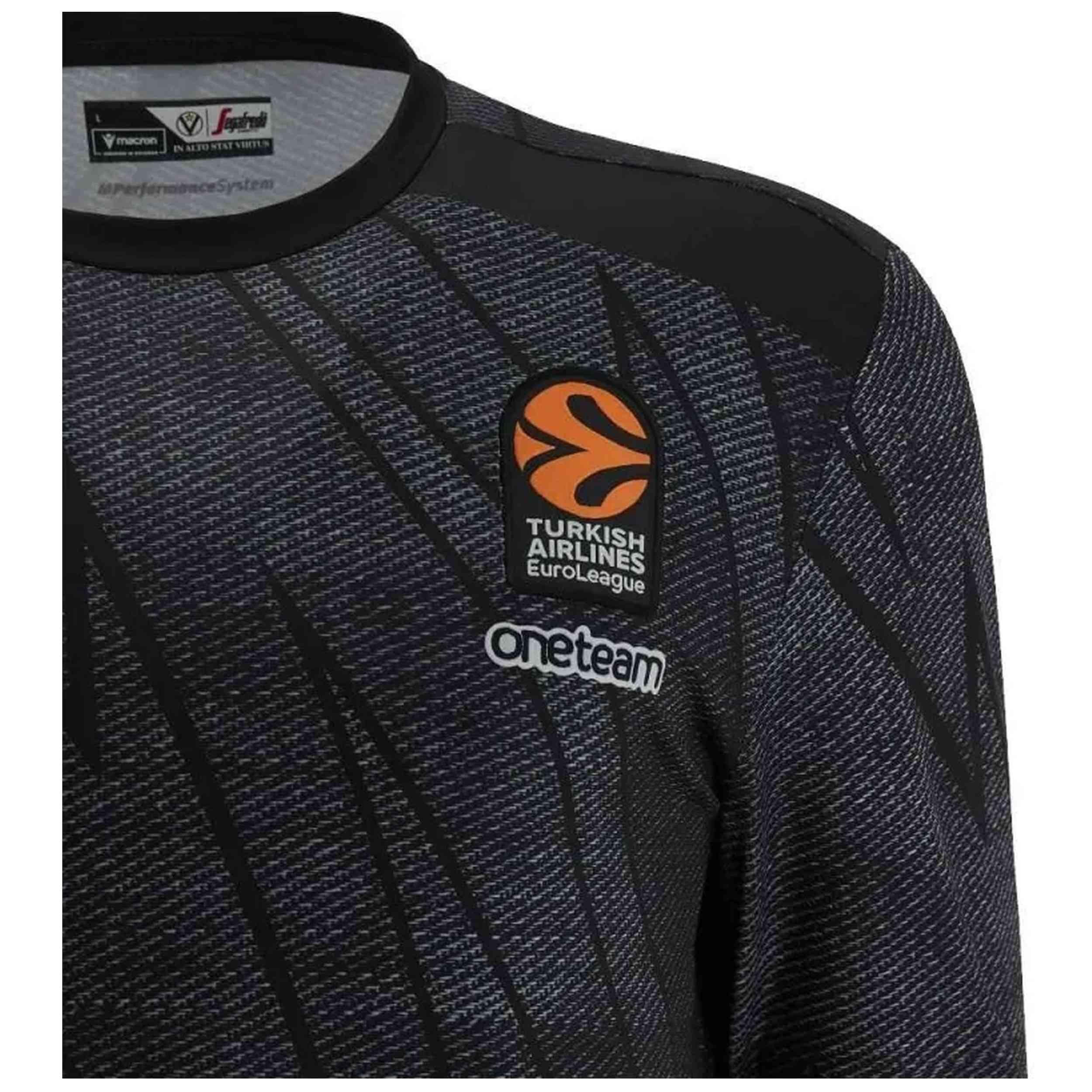 Camiseta de manga larga Macron modelo 58583400-BLK para hombre 3/3