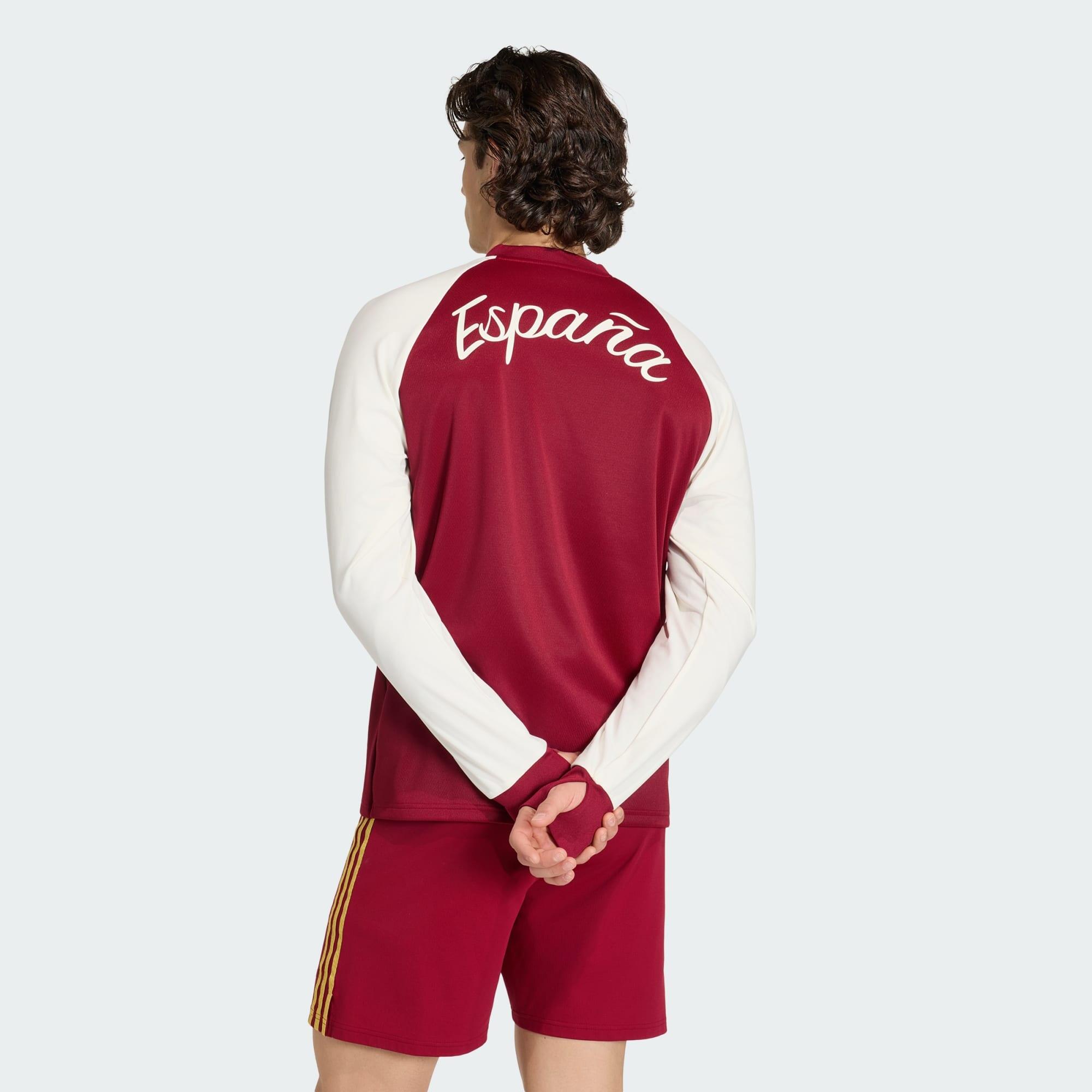 Spanje 26 Uit Pre-Match Warm Sweatshirt 4/7