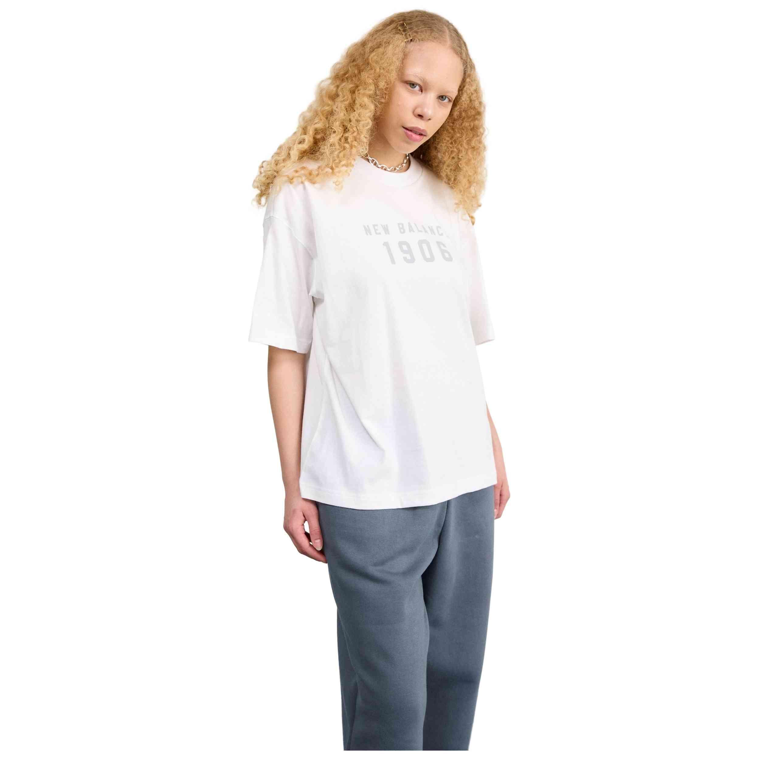 T-shirt New balance modèle WT41519WT pour femmes 5/5