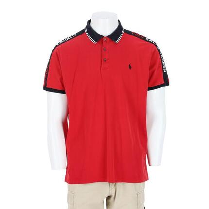 Second life - Herren Poloshirt kurzarm rot - Wie neu