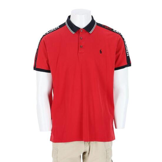 Second life - Herren Poloshirt kurzarm rot - Wie neu