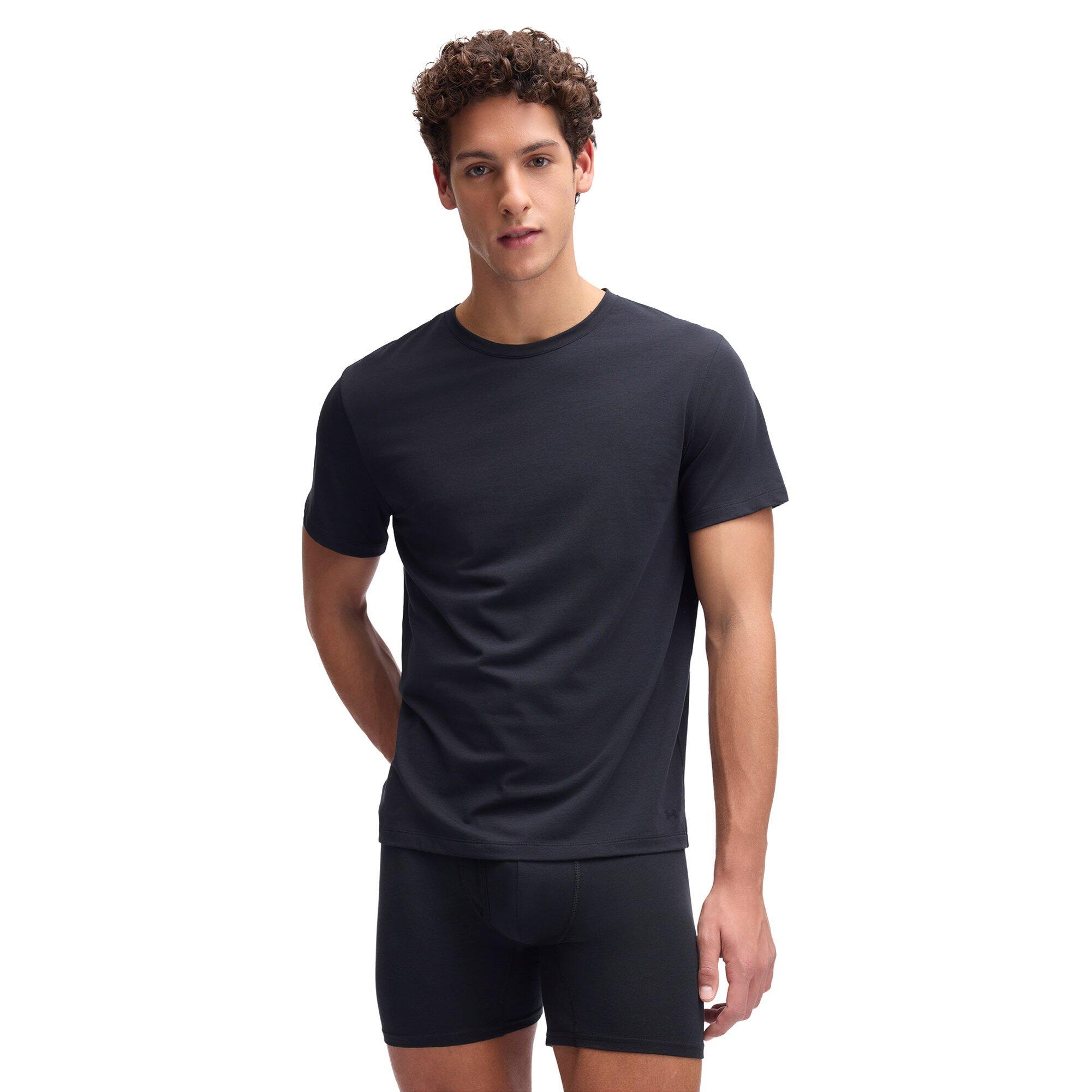 T-shirt Hommes Paquet de 2 Confortable à porter-PERF COTTON CREW NECK 2PK 5/5