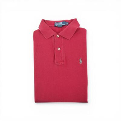 Tweedehands - heren korte mouw polo rood - goede staat