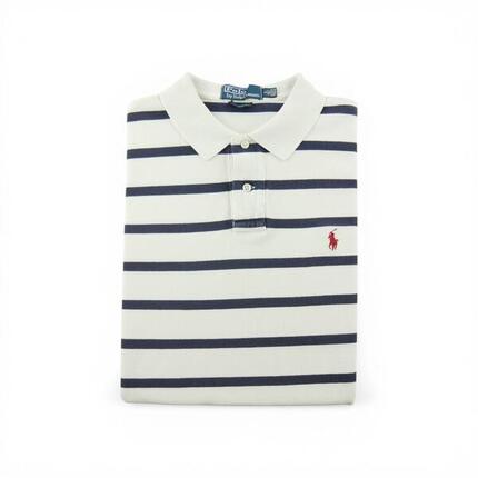 Reconditionné - Polo manches courtes Homme Blanc - Bon État