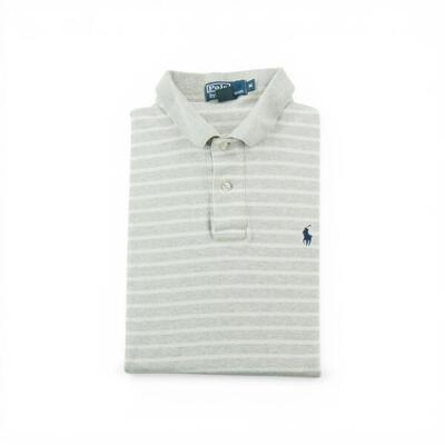 Tweedehands - heren polo met korte mouwen grijs - als nieuw