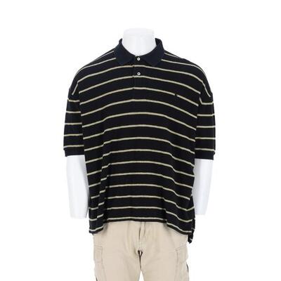 Tweedehands - heren korte mouw polo zwart - als nieuw