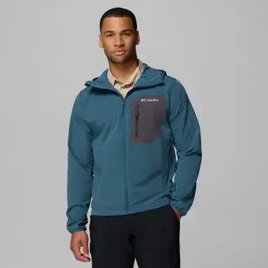 Kurtka softshell męska Columbia Tall Heights III Hooded Softshell