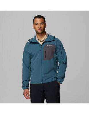Softshell jassen heren - columbia tall heights iii soft-shell - darkmossy green