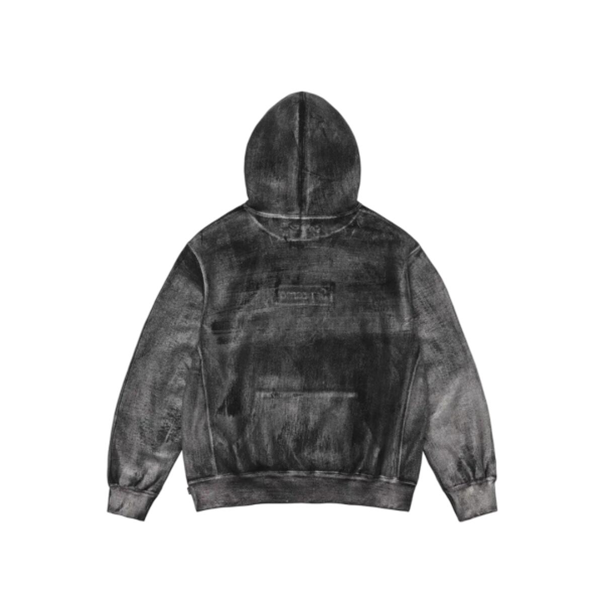 Hoodie  MM6 Maison Margiela Box Logo Black 2/2