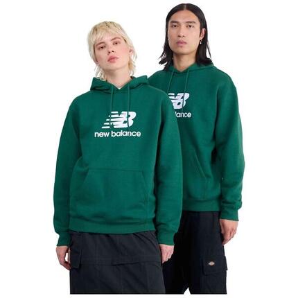 Sweat à capuche New balance modèle MT41505_NWG pour unisexe