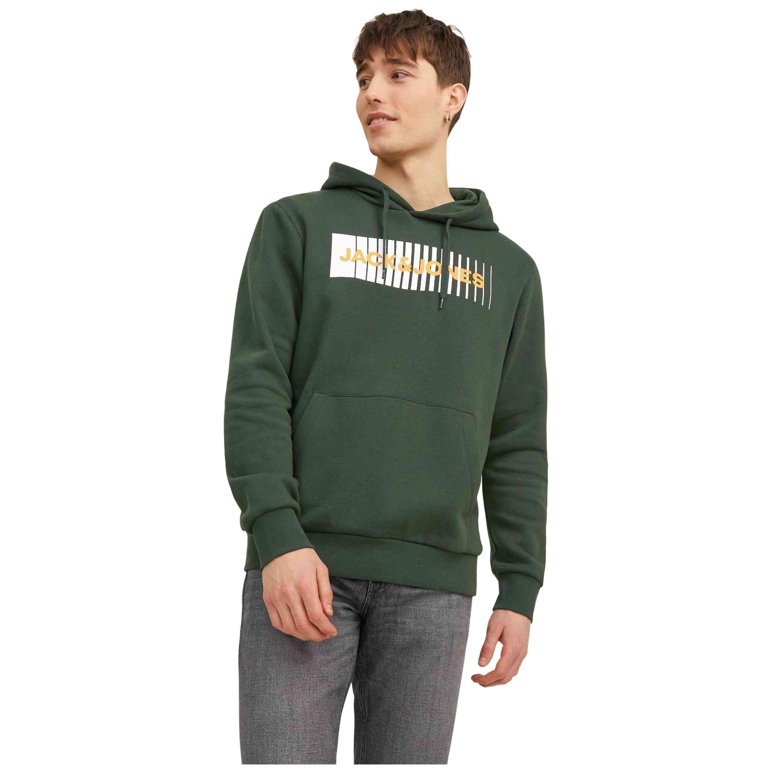 Felpa con cappuccio Jack&jones modello 12233599-Mountain View per uomini 4/5