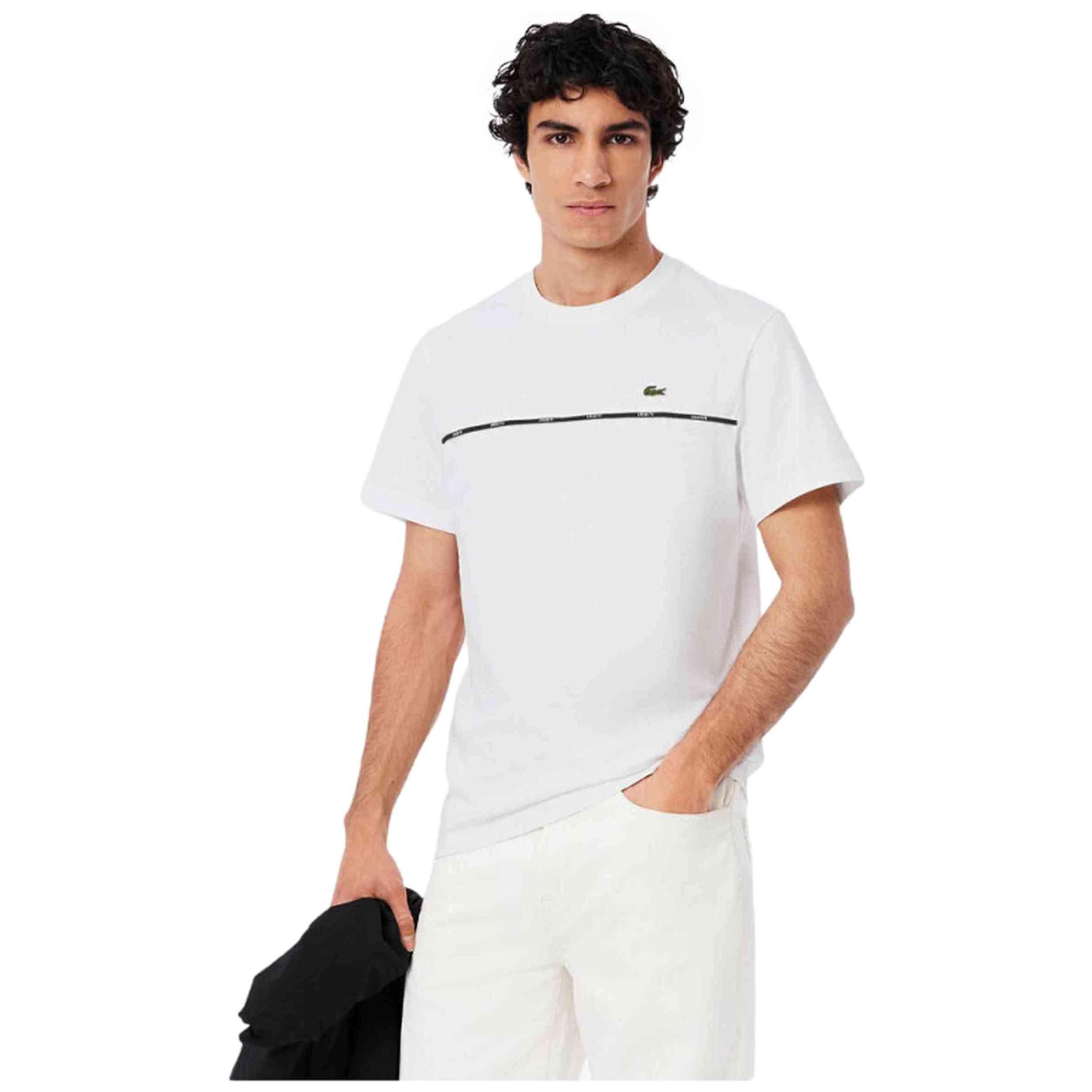 Camiseta de manga corta Lacoste modelo TH9842-001 para hombre 3/5