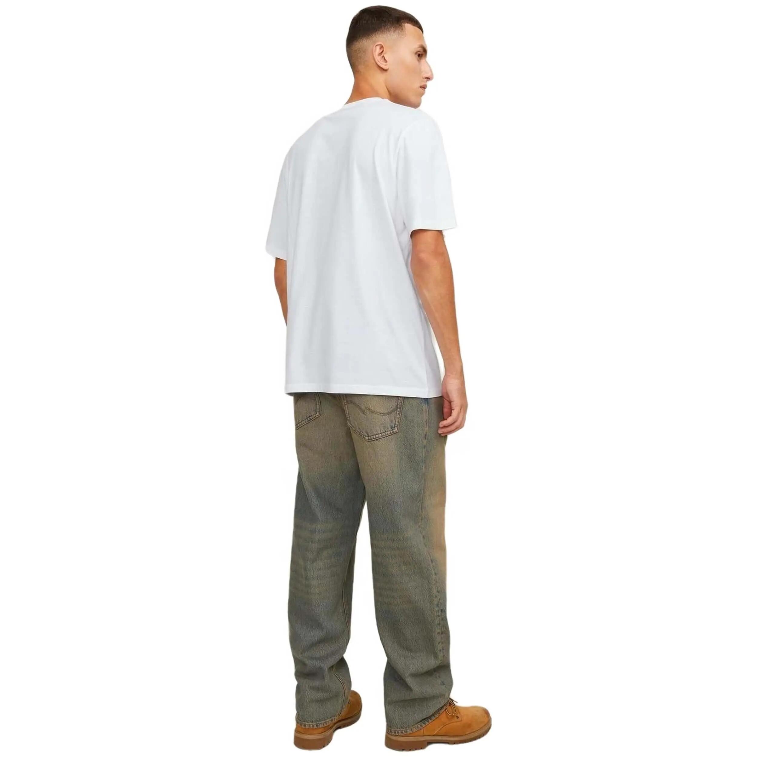 Maglia a maniche corte Jack&jones modello 12249345-white per uomini 2/5