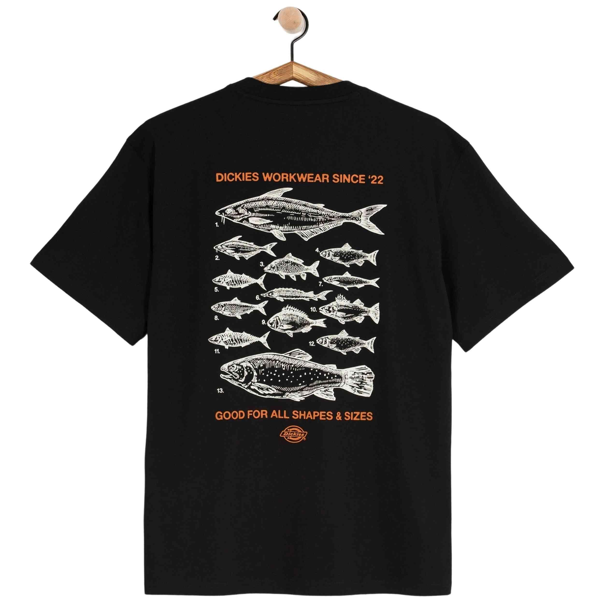 T-shirt Dickies modèle DK0A87QGBLK1-2FW5 pour homme 4/5