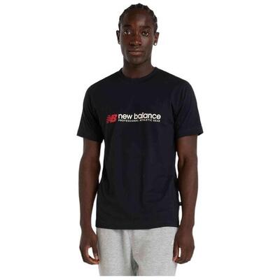 T-shirt met korte mouwen new balance model mt53199b voor mannen