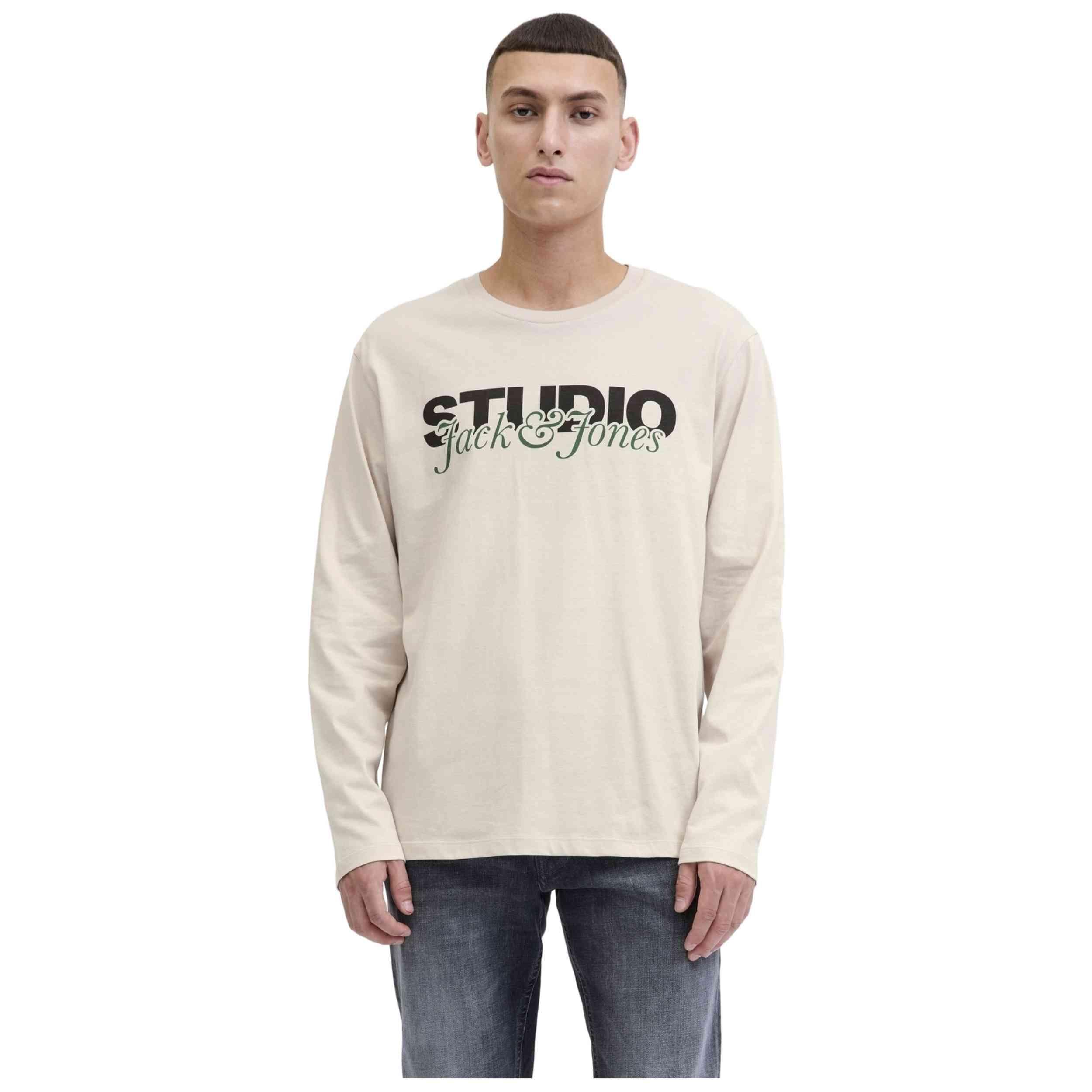 Sudadera con capucha Jack&jones modelo 12278512-BEI para hombre 2/5