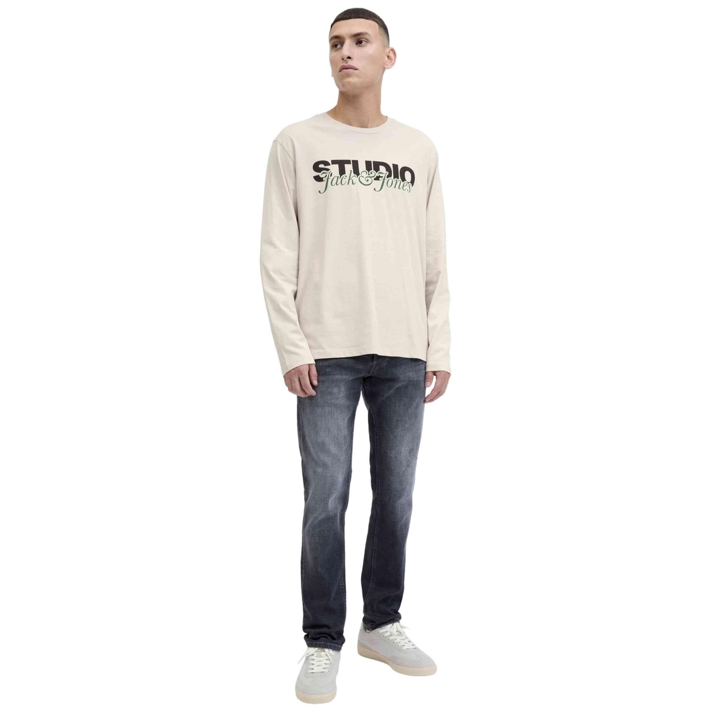 Sudadera con capucha Jack&jones modelo 12278512-BEI para hombre 4/5
