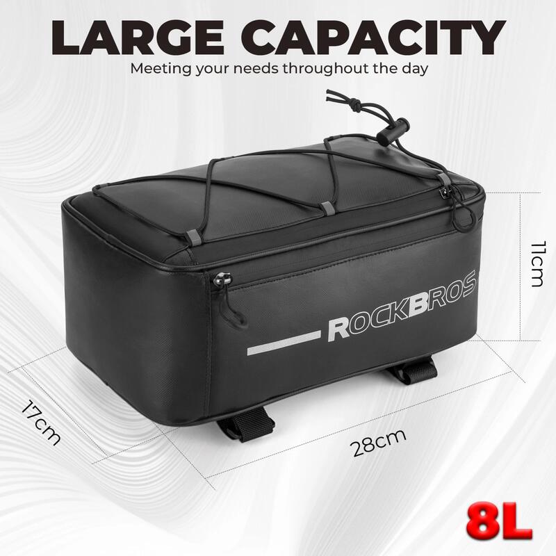 ROCKBROS Geantă bicicletă impermeabilă 5–8L