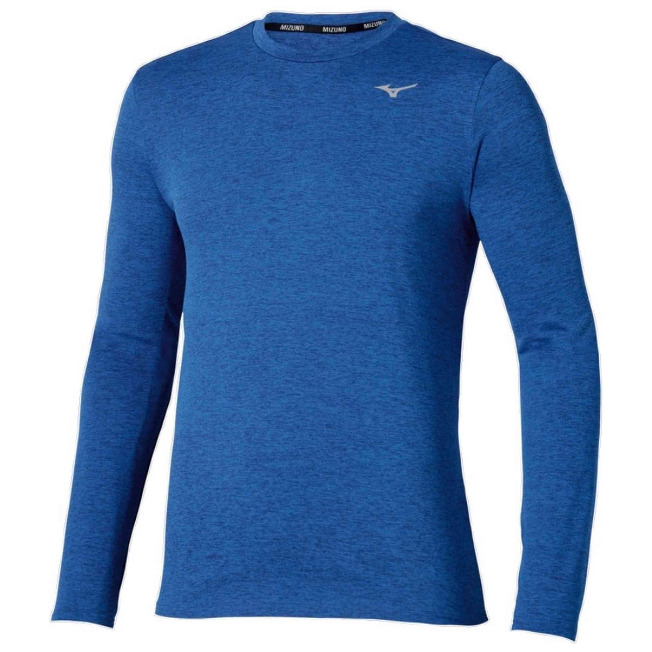 T-shirt à manches longues Mizuno modèle J2GAC520-17 pour homme 3/4