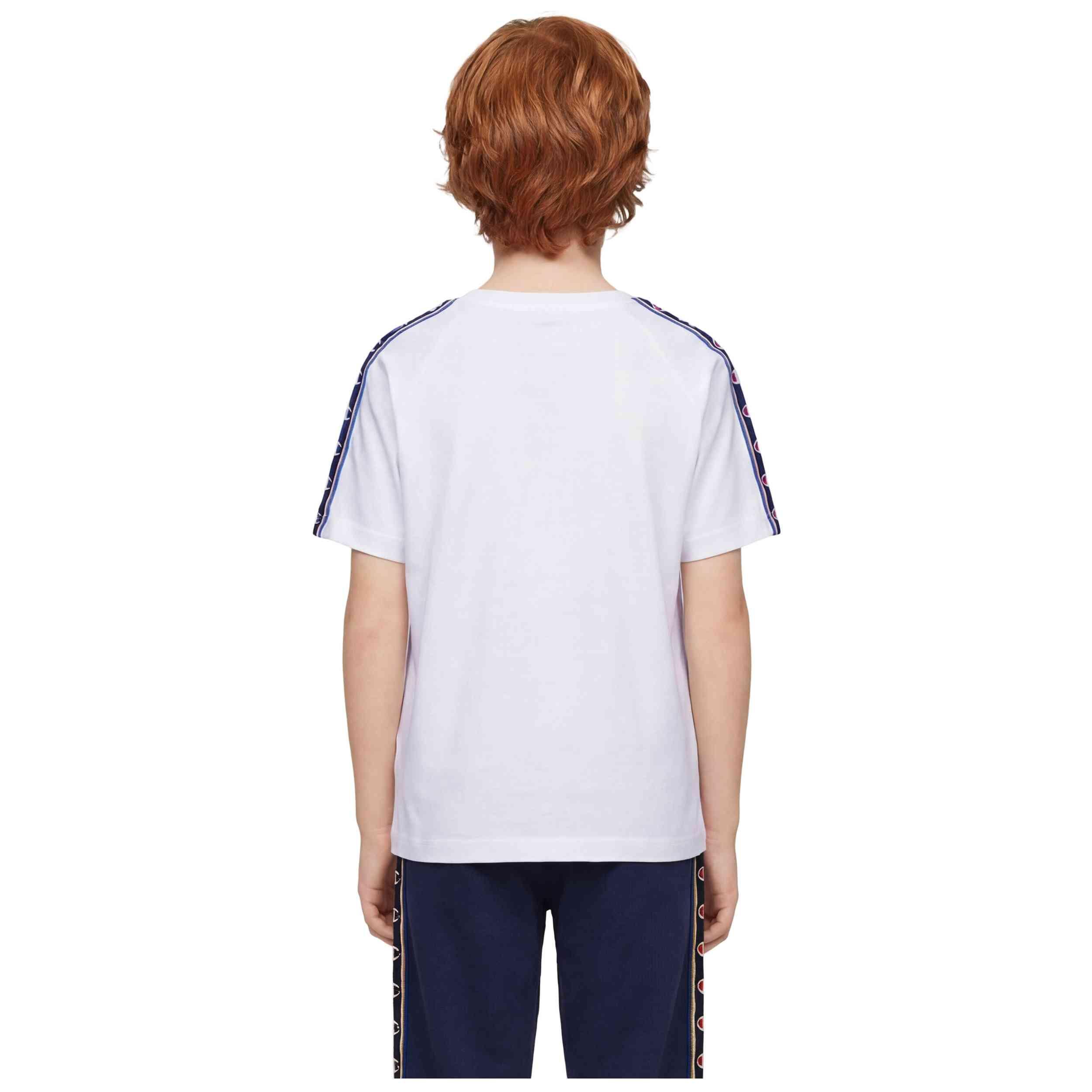 T-shirt Champion modèle 307473-WW001 pour unisexe enfants 3/4