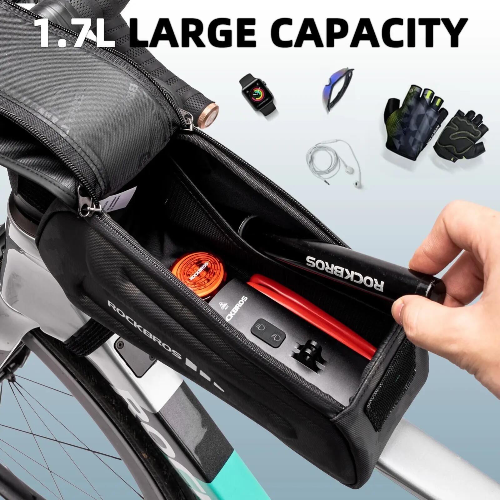 ROCKBROS Fahrradtasche EVA Oberrohr/Lenker/Rahmentasche Handy 5/7