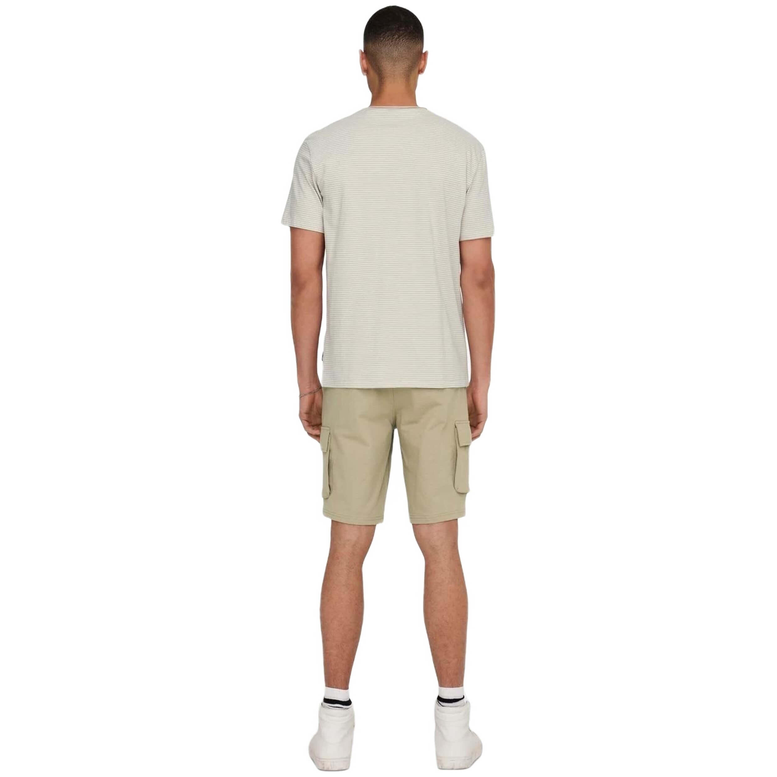 Maglia a maniche corte Only & sons modello 22025680-raindrops per uomini 4/4