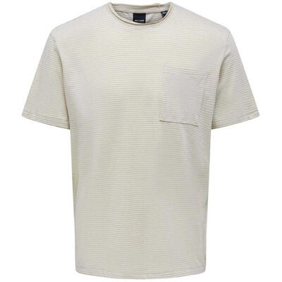 T-shirt met korte mouwen only & sons model 22025680-raindrops voor mannen