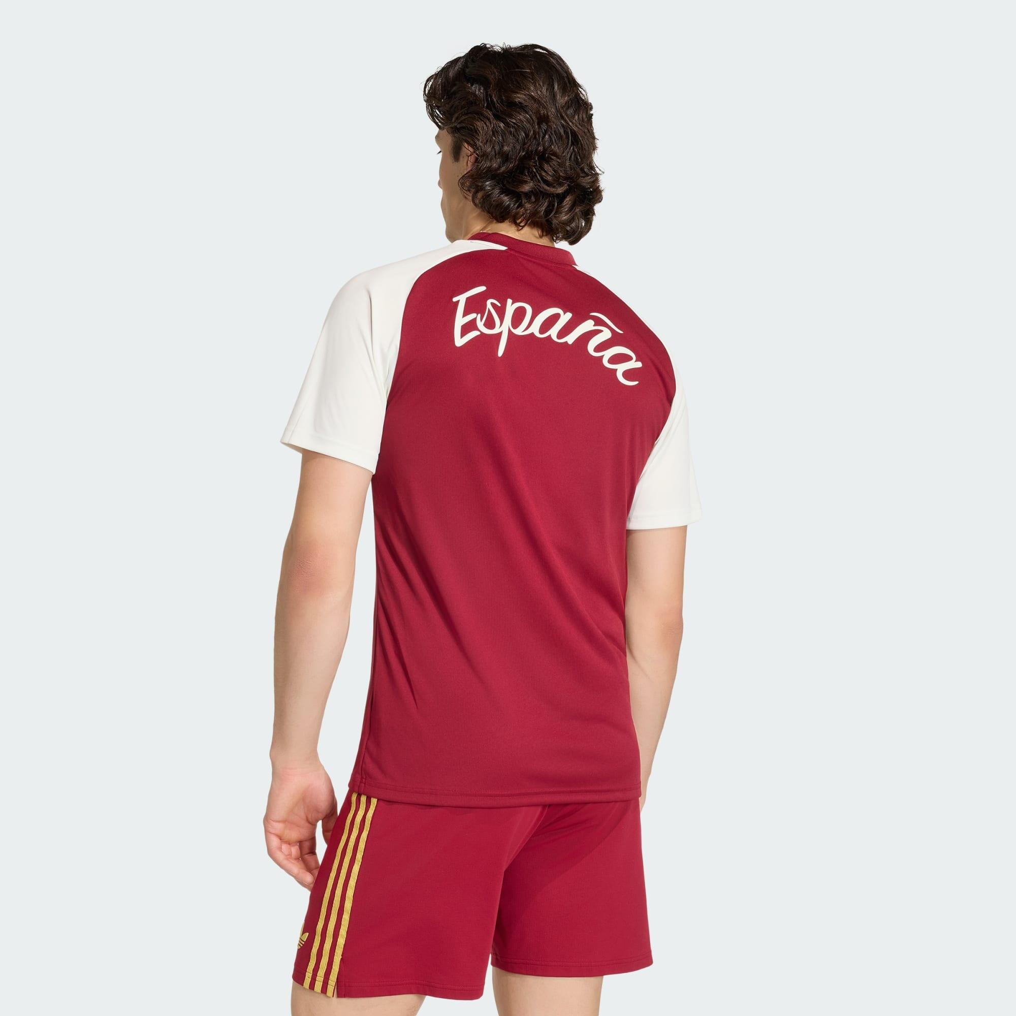 Spanje 26 Pre-Match Uitshirt 4/8