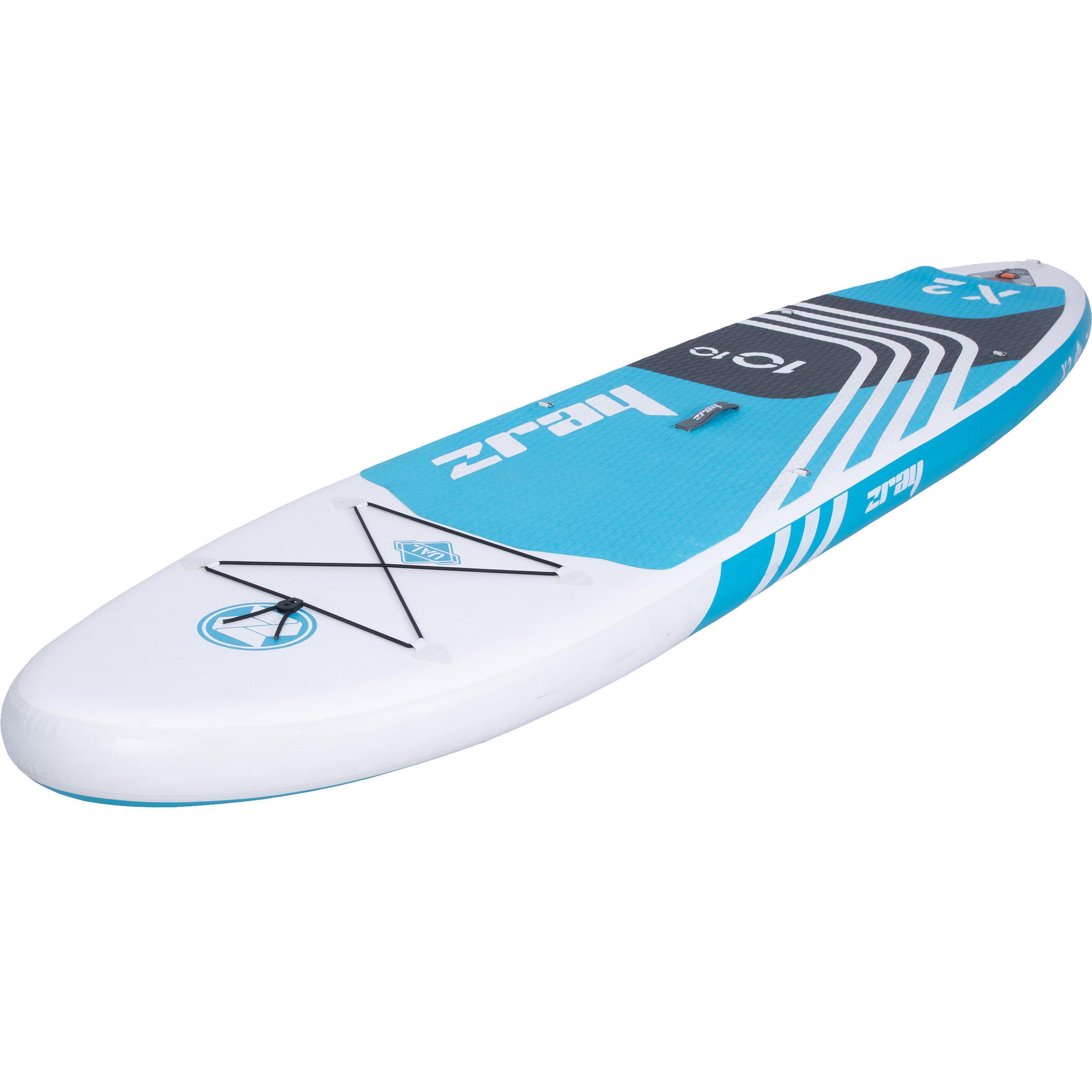X2 SUP blau 330x81x15cm Stand Up Paddle Board aufblasbar Komplettset + Zubehör 3/7