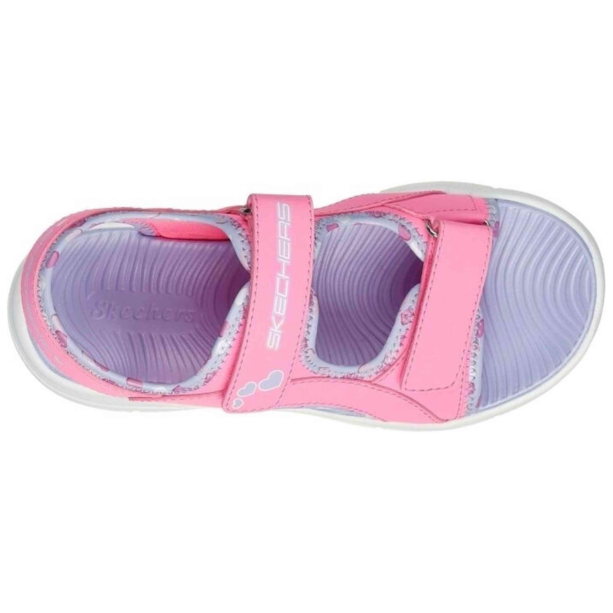 Sandali Skechers modello 303049LHPLV per unisex ragazzi 4/5
