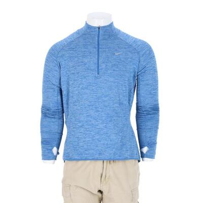 Tweedehands - heren lichtblauwe dri-fit sweater - als nieuw