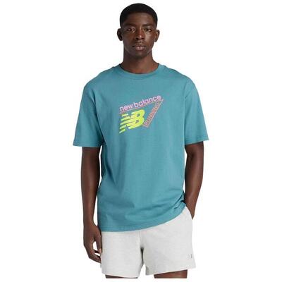 T-shirt met korte mouwen new balance model mt61n1yv-aaz voor unisex