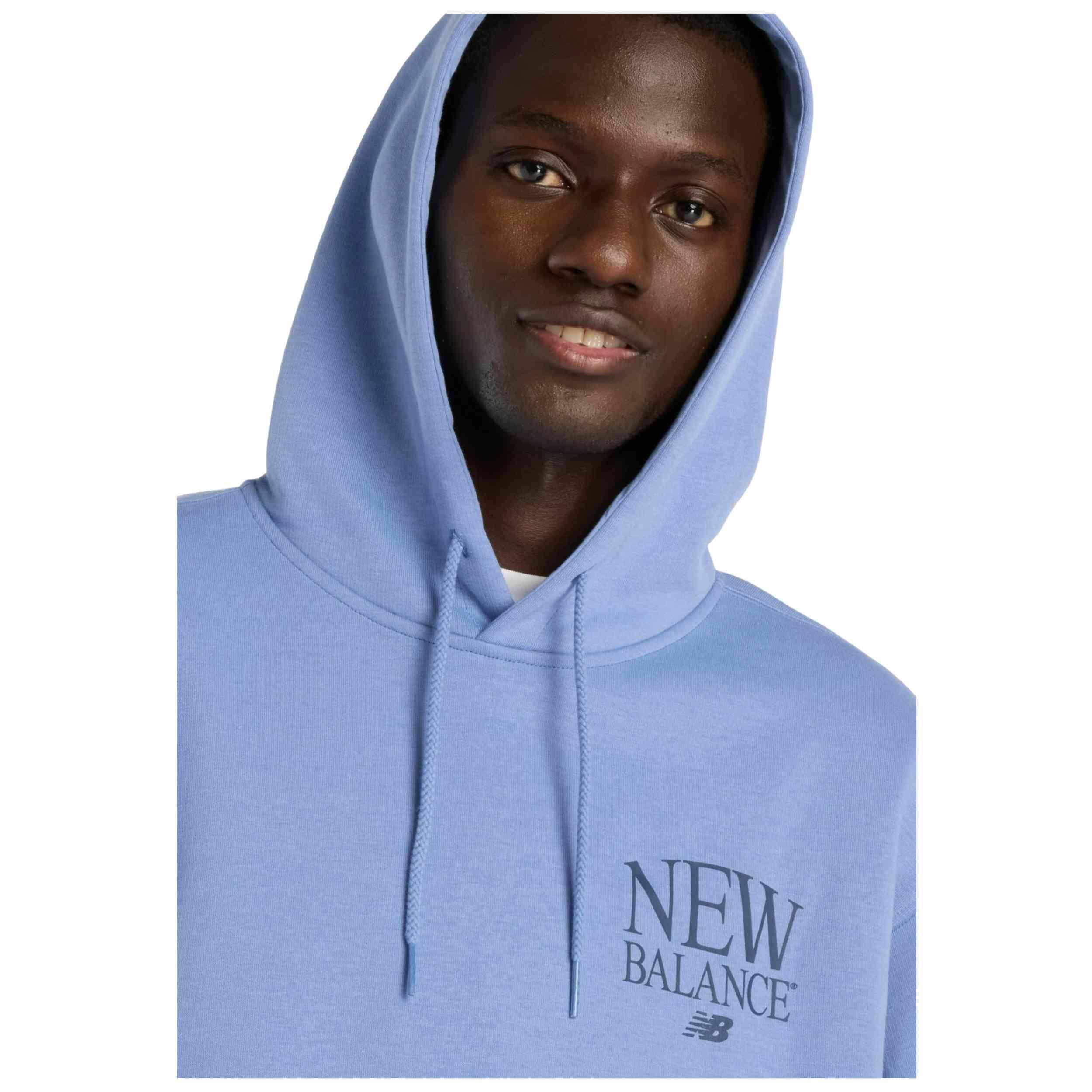 Felpa con cappuccio New balance modello MT61L713_AA3 per uomini 3/5