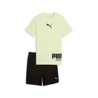 Puma sport tee en shorts set b t-shirt kind