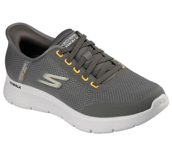 Skechers GOwalk Flex Netro 216332 BRN Slip-Ins Uomo Scarpe Comode Marroni EU 43