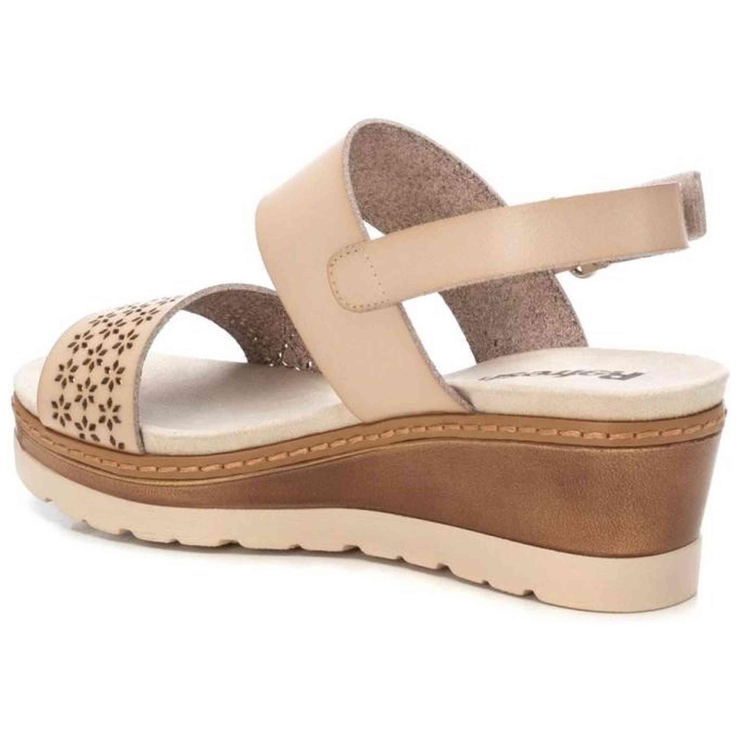 Sandales Xti modèle 172681-BEIGE pour femmes 3/5