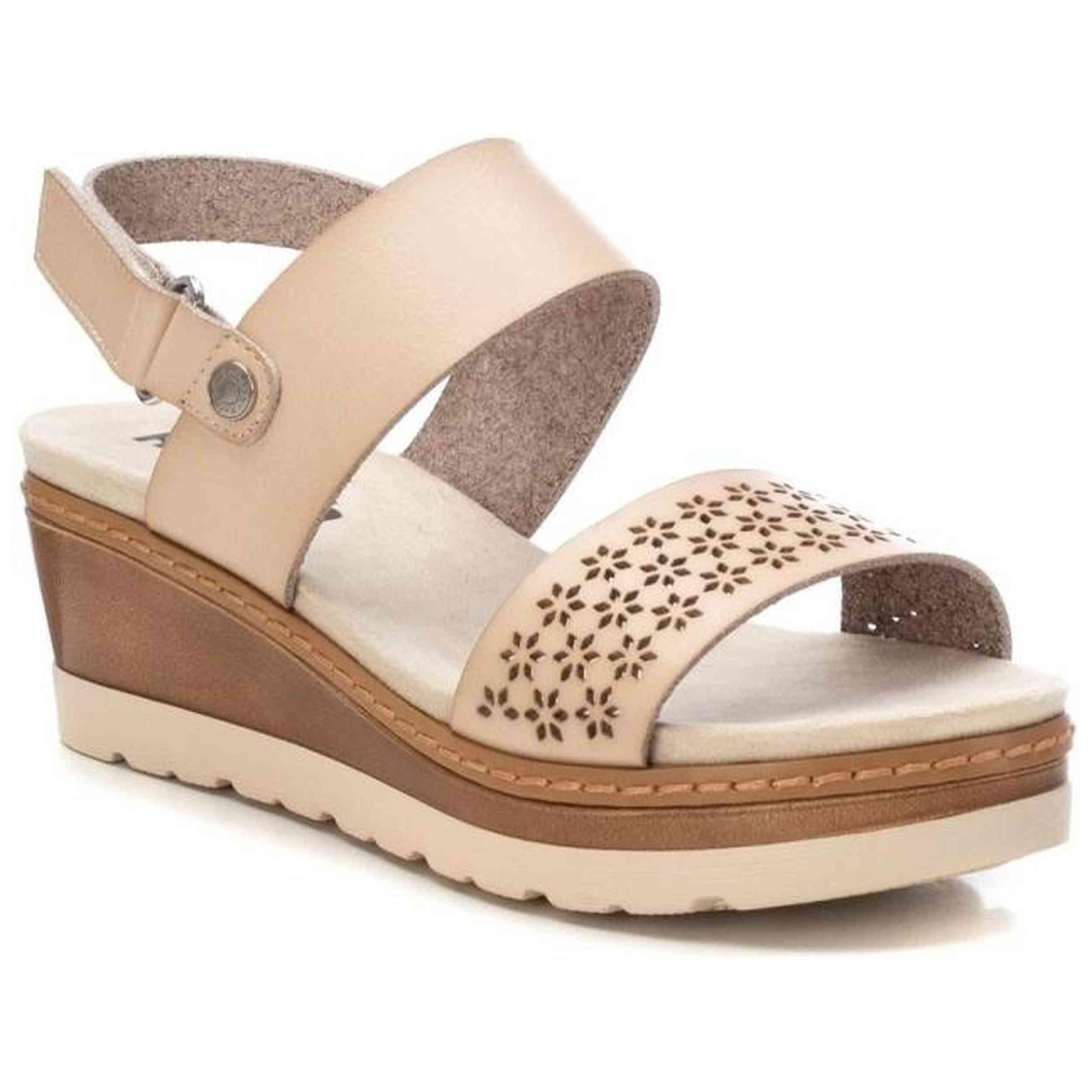 Sandales Xti modèle 172681-BEIGE pour femmes 2/5